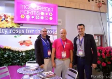 Jufan Pablo Quijano and Juan Camilo Sanz of Macarena Farms. together with Clayton Bruno, who is visiting the show.