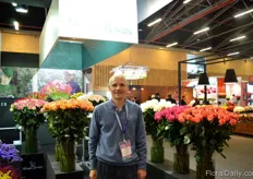 German Lacouture Gutierrez of Milonga Flowers. They are part of the Perfection program and grower roses in Colombia.