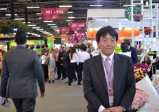 Satoshi Watanabe of Reed Exhibitions was also visiting the show.