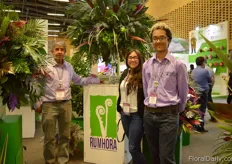 The team of Rumhora. They grow foliage and have four farms, with a total size o 22 ha. They mainly export to the Dominican Republic and Canada.