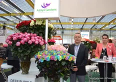 Carlo Proano of Azaya Gardens. They produces roses in a 10 ha sized greenhouse in Ecuador. Their main markets are Russia, the US and Canada.