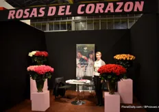 Antonina Gavrisina of Rosas del Corazon. They grow roses in a 12 ha sized greenhouse in Ecuador. In March, the greenhouse will have a size of 15 ha. This enables them to expand their export markets.