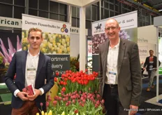Sjaak Verkade and Jack Haas Noot of Damen Flowerbulbs BV.