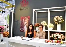 Jennifer Sassi and Farah Shamji of AAA roses. They grow around 50 different varieties at two farms in Kenya.
