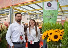 Elkin and Karin Farfan of Phytotec. A Colombian producer of Summer Flowers.