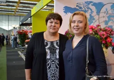 Elena Zarubina and her colleague of Flowers Expo Moscow were also visiting the show.