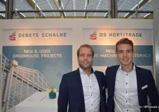 Coen van der Kruk of Debets Schalke and Dave Debets of DS HortiTrade
