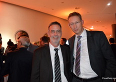 Karl Heinz Campes of ZVG and Ruud Knorr of Veiling Rhein Maas.