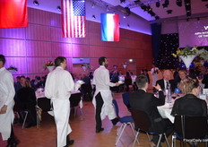 Dinner being served.