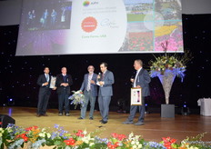 Jose Costa, owner of Costa Farms gives a short speech.