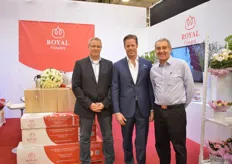 Winfried Peters, Lukas Klimesch and Tom Biondo of Royal Flowers. This Ecuadorian flower farm will soon start to export directly to the European market.