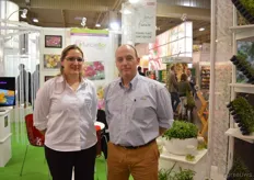 Nathalie Piton and Mark Hodson of Turcieflor. In 2015, the received the National Collection for Alstroemerias.