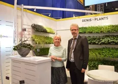 Solange Denis and Bart Sambaer of Denis-Plants. They grow young plants in Belgium .