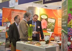 Jeremy Watkinson from PPC Labels talking with visitors.