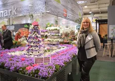Annie Agger of Gartneriet Tvillingegaarden (grower) and Butterfly Garden (breeder). The finished plants are delivered all over Europe and their breeds are grown all over the world.