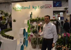 Leo de Vries from KP Holland. The company launched a new identity in the beginning of last year, but this was the first time they could wave the new flag at the IPM.