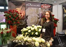 Olga is representing Brockhoff Pierrot, Voorn Roses, Roseworld and Bernhard. According to Olga, the market is not that good as it used to be three years ago. However, it seems to improve and everybody is hoping that it will recover soon. Even though the fact that the plants are expensive, people are still interested in importing high quality plants and flowers.