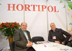 "Miroslaw Aleksander Wojtas of Hortipol and Rob Oudshoorn of Deleeuw Flowerbulb Group, who supplies Hortipol with several bulb varieties. Hortipol has been active on the Ukrainian market since 2003. They sell plant material and bulbs to the Ukrainian growers and gained a large market share over the last years and especially in alstroemerias. "90 percent of the alstroemerias that are being cultivated here in Ukraine are supplied by Hortipol", says Wojtas."