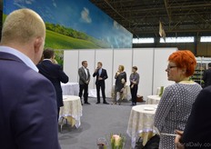 Kuno Jacobs, Managing Director of Nova Exhibitions speaking at the evening.