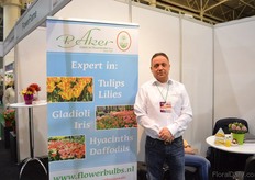 "Eric Breebaart of P. Aker. This is the first time that the company is participating at the show. "We work for several years with Ukrainian companies. Our intention was always has been to visit the companies personally. However, many of our clients are situated in the war area, so personal meetings are not possible. Therefore, we decided to exhibit at this show. In this way we can meet some of our exhibiting clients and meet new potential clients", says Breebaart."