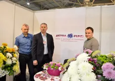 "Egidijus Kunigiskis and Ilja Dombrovsky with a visitor (on the left side on the photo). They export Dutch flowers and plants worldwide, including Ukraine. "It is a difficult market, but we should not complain. The market is improving, when comparing with the past years. For a while we haven't participated in the show, but this year we decided to exhibit again, and we are pleased. We met our clients and potential new clients. All in all the exhibition has a vivid and positive atmosphere", says Dombrovsky ."