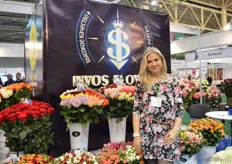 "Orina Breysova of Invos Flowers. They import flowers from Colombia and Ecuador to Ukraine and Russia. According to Breysova, this year is a better year than last year. "People are waking up, solutions are being found and new flower shops are being opened", she says."