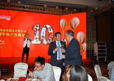 Marco van Herk talking to Martin Olde Monnikhof.