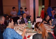 Miguel Ferrer enjoying the evening.