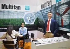 Angelo Helmes from Multifan (a Vostermans Companies brand). After years of exporting their products from the Netherlands, they established a subsidiary in Shanghai last year. This subsidiary makes it more easy to supply the greenhouse manufacturers/installers, as this number is growing.