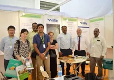 The team of Vatan. Vatan is exhibiting at the show to explore the market in China.