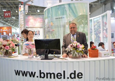 Harald Braungardt from Step Systems. He took part in the organization of setting up the German Pavillion, which consists of 14 exhbitors.