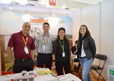 The team of Lambert is also exhibiting at the show for the first time. They are eager to find a potential distributor.