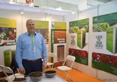 Renzo Zucchiatti from Domoflor is exhibiting at the show for the first time. They already have some clients in China, but they would like to find a distributor.