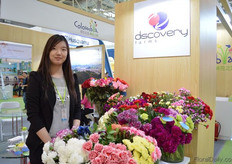 Regina, the interpreter from Discovery Farms.