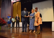 Red Lands Roses won the bronze award in stand design in the perishables category.