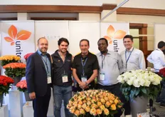 The team of United Selections. Twice a year, they select new varieties for the commercial sales. Just before the IFTEX week, they did the selections and they added 50 new varieties to their assortment.