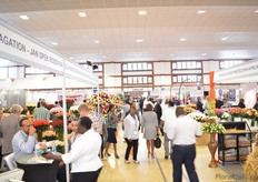 The exhibition floor.