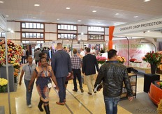 The exhibition floor.