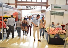 The exhibition floor.