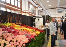 The booth of Black Tulip Group. They won the silver award in stand decoration in the perishables category.