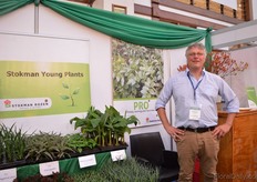 Peter van de Pol of ProRoot.This company was officially launched a couple of weeks ago. They are focused on top grafting. They currently have three rootstock, which can increase the production, length and amounts by 10%, More on this later in FloralDaily.