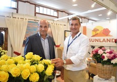 Christos of Polyflower and Peter Viljoen of Sunland Roses.