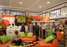 The booth of Greenlife. They won the bronze award in stand design in the non-perishables category.