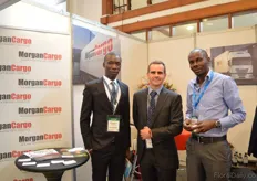 "Dickence Olwaga, Corne Kotze and Hezron Gatimy of Morgan Cargo. Gatimy also sees the trend in direct sales increasing. "We also see that more growers are exploring the far East, USA and the Middle East", he adds."
