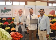 Alessandro Ghione of Nirp, Sachin Appachu of Bliss Flora and Shivaji Wagh of Buds & Blooms.