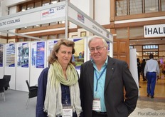 Bridgette Verlinden and Frans Diedens of Ualoken Flowers were also visiting the show. They grow hypericum in Ethiopia.