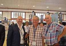 Thomas Skaper of Carnation Plant, Maarten Dirk Koppenol of Marigold Farms and Marten Barel of Barel.