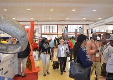 The exhibition floor.