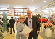 Eva Olbrich and Ronald van den Breevaart of Christmasworld were also visiting the show.