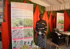Mary of Munyu Floriculture Growers.